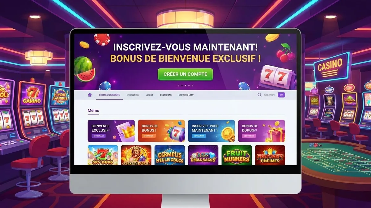 Inscription avec bonus